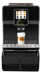Hot milk foam with full touch screen automatic coffee machine