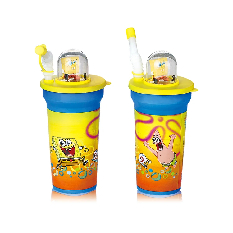 Child Eco-Friendly 450ml Drinking Cup Heat Transfer Printed Classic Design Cartoon Characters PP Material Food Grade Free Sample