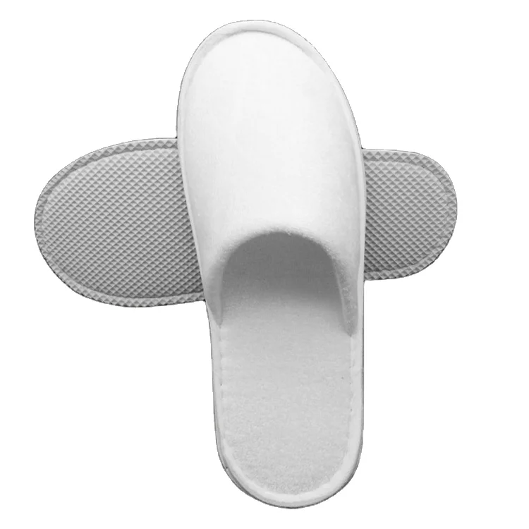 Factory wholesale disposable cotton hotel slippers custom logo hotel slippers
