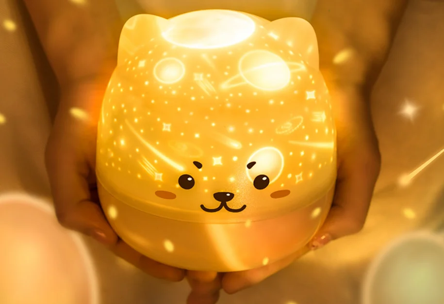 Colorful Romantic Projector Lamp On The Bedside Fairy Led Night Light