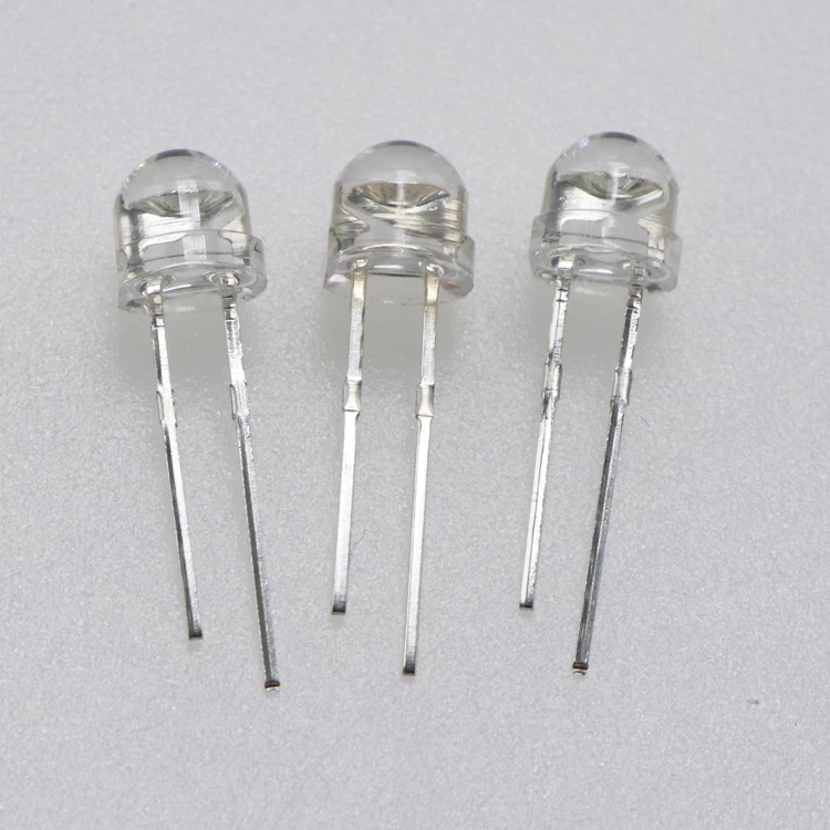 Straw Hat Led Diode 2V 3V 4.8mm 5mm 8mm Big Chips high brightness Ice Blue Pink Purple Orange Warm Whiteb Red Green.
