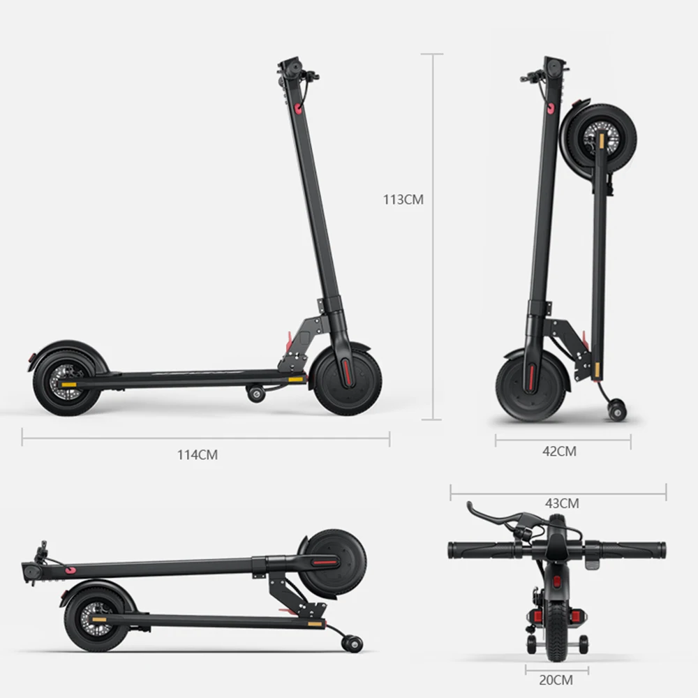 2021 iEZway Original DDP Drop Shipping USA UK EU Warehouse 300W Motor Two Wheel Foldable Adult Electric Scooter
