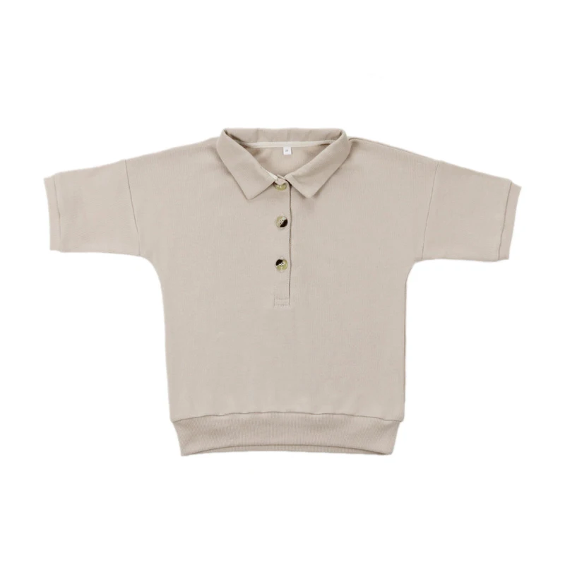 
Hot Sale Organic Summer High Quality Wholesale Short Sleeve Unisex Baby Tops T-shirt 