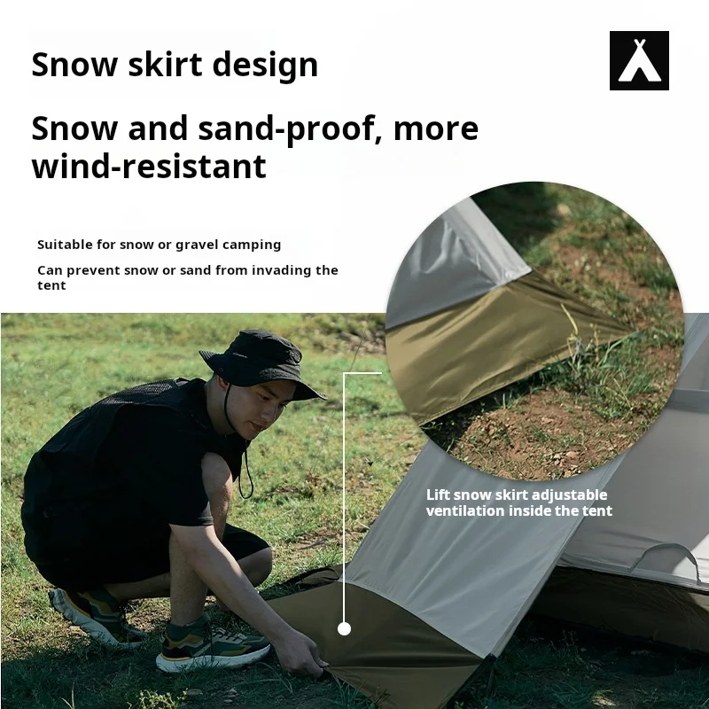 Outdoor portable four season tent