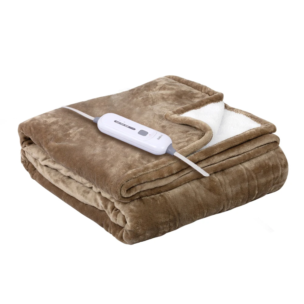 110V ETL 50x60 inch Extra Soft Electric Heated Throw Electric Blanket for Winter