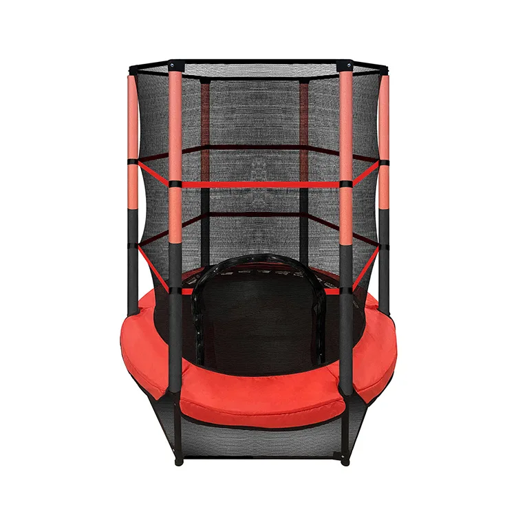55 inches Kids Trampoline Child Playing Jumping Exercise Safety