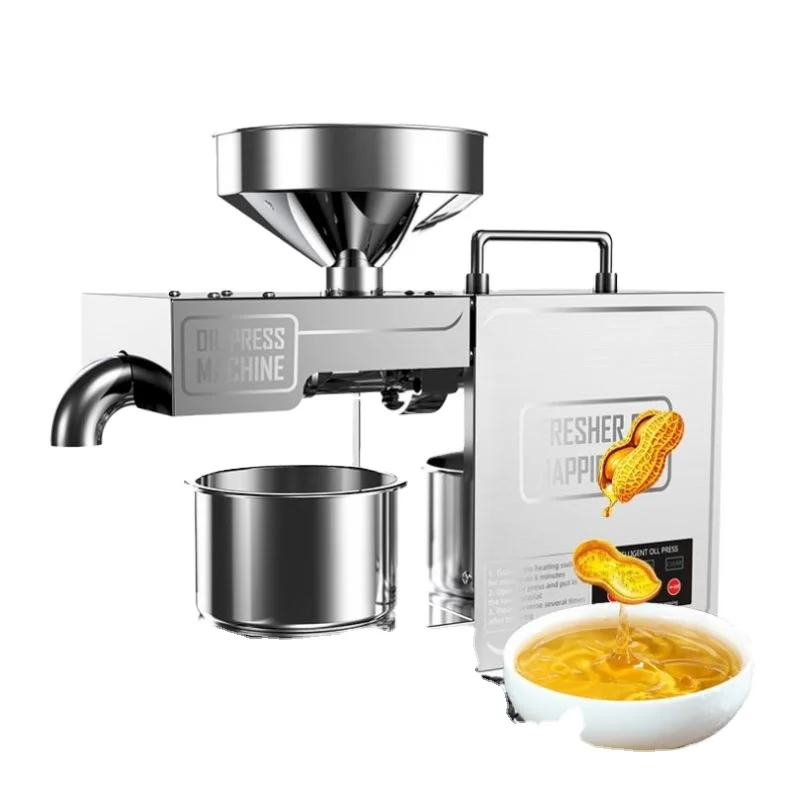 Efficient oil press machine organic castor oil cold pressed hexane free groundnut oil press machine high capacity