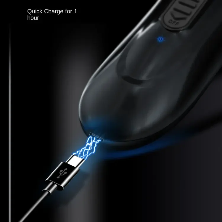 2023 New portable beard knife men multifunctional three-head electric razor car razor barber