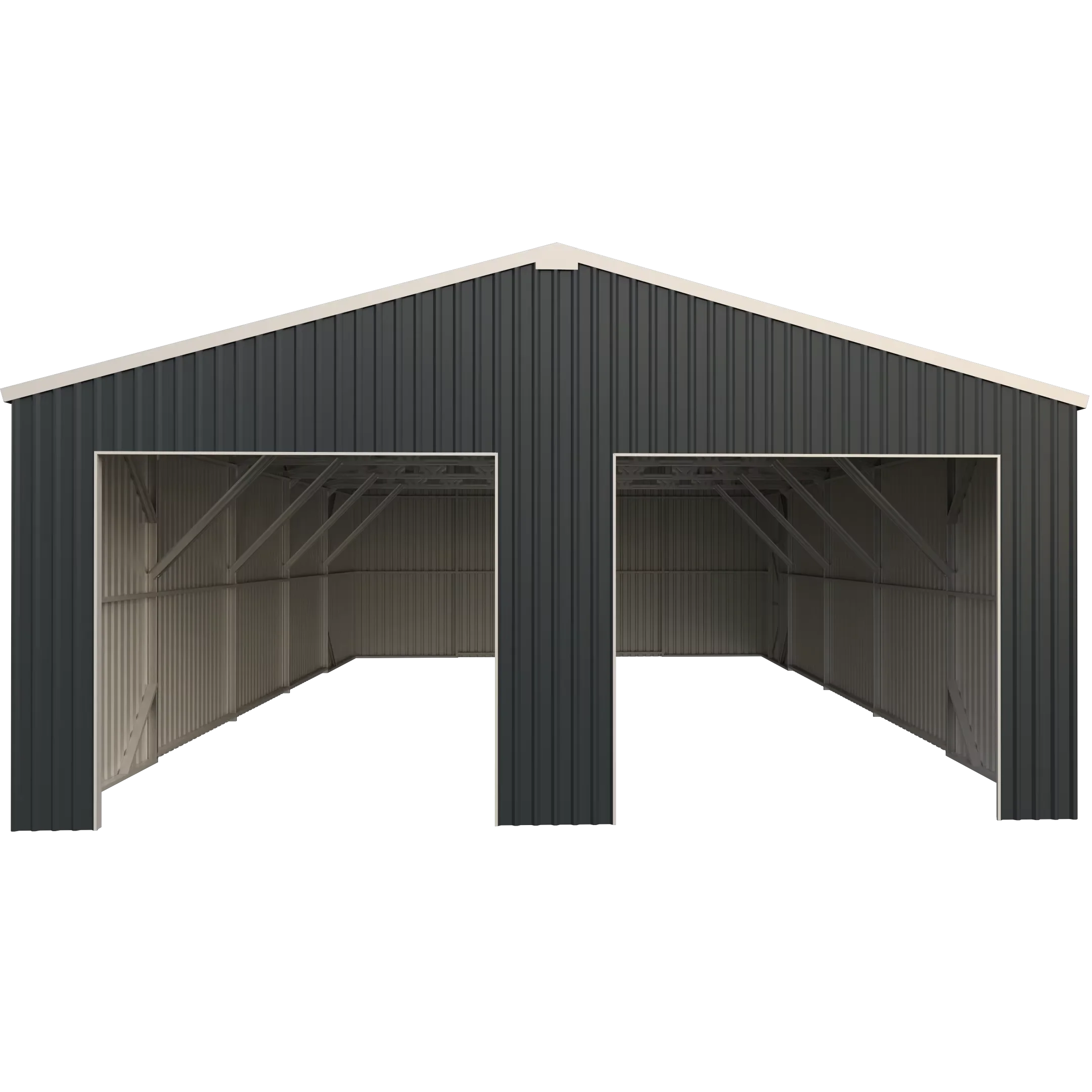 CG2833A-H305 Outdoor Steel Frame Storage Garage High Quality Steel Structure Garage 28x33 Storage Car Garage Building