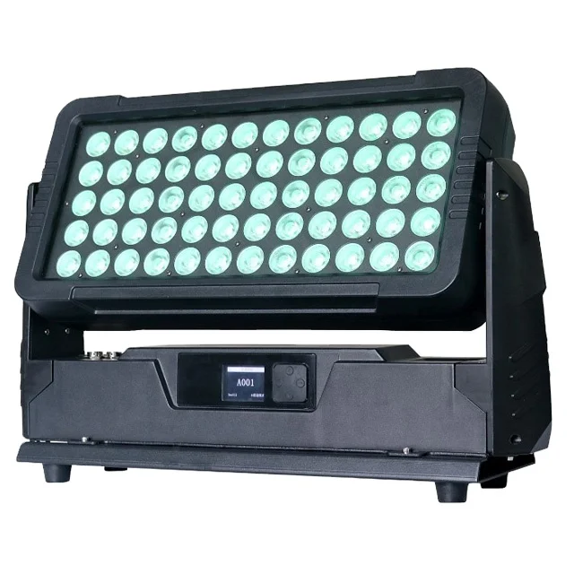 LED stage light factory OEM 60x15w 5in1 rgb stage lights equipment led flood  disco lights wash strobe led