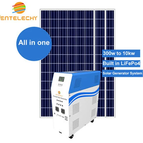 Portable 30000 Watt 150 Kw Hyprid Solar Energy System 5kw An Pakistan With Led Bulb