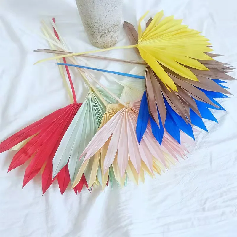 Wholesale high quality dried leaf flower wedding home decoration flower beauty good price dried palm leaves