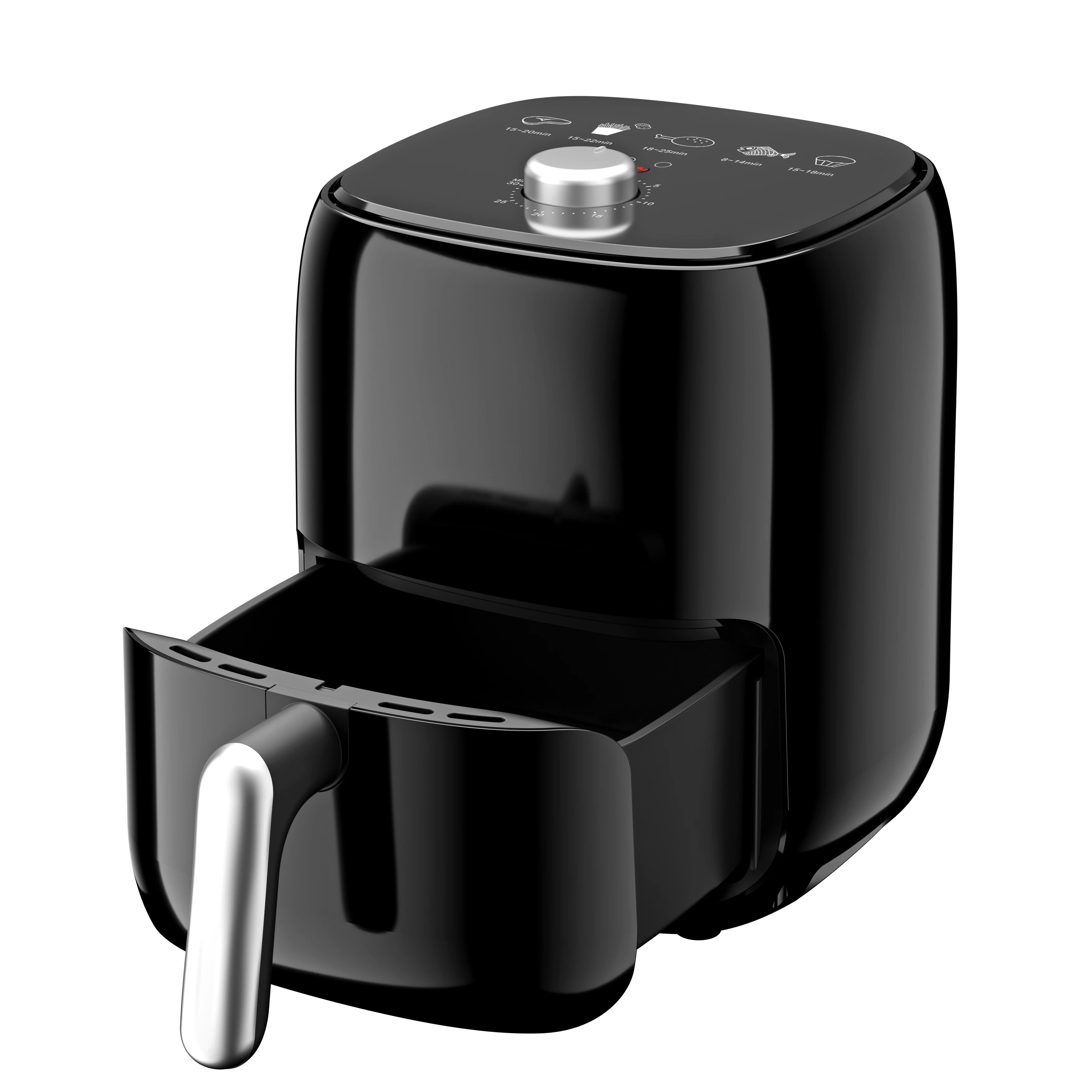 2L mini mechanical electric non-stick air fryer for home use