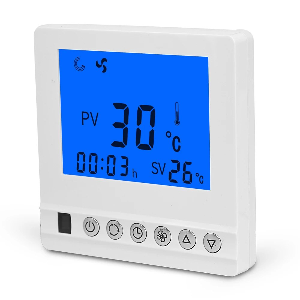 Tuya Air condition AC temperature control controller LED Digital Display thermostat Switch Wifi Smart and fan coil controller