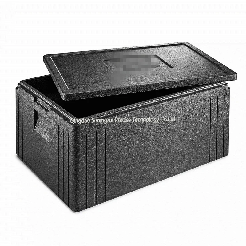 Factory Custom Flip Food Grade Protective Package Ice Chest Epp Foam Flip Box For Storage Beer