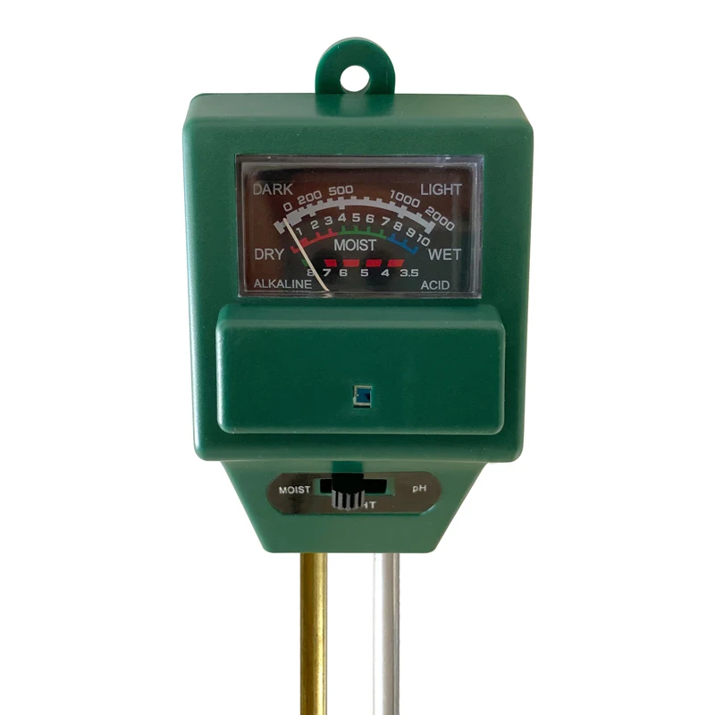 3 in 1 Soil PH Tester Meter PH Detector Illuminance meter Soil Moisture Meter Hygrometer Soil Moisture Content Tester