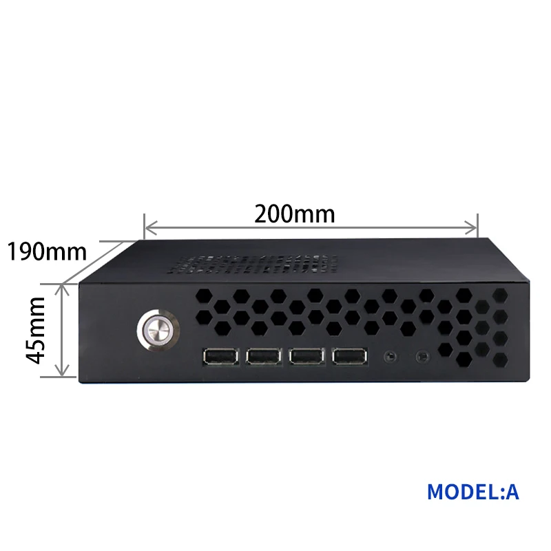 ELSA Desktop Mini Business PC Quad-Core core i5-4590 up to 3.3G,8G DDR3,256G M.2 SSD WIFI Win10