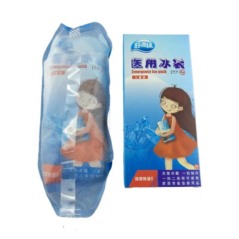 Small Medical emergency ice pack for kids  essential for outdoor sports custom disposable knee ice pack wrap
