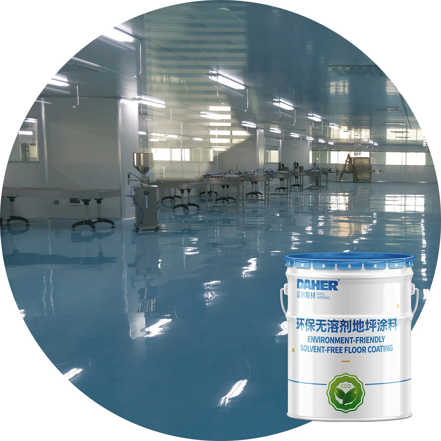 Anti Dust Sand Texture Paint Epoxy Floor Paint Anti-slip Floor Paint for Warehouse