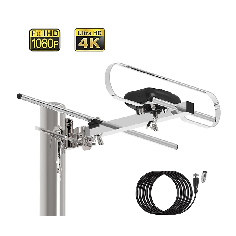 Cable Free Channels Tv Antena outdoor digital hdtv antenna strong singal tv aerial high gain hd 1080p