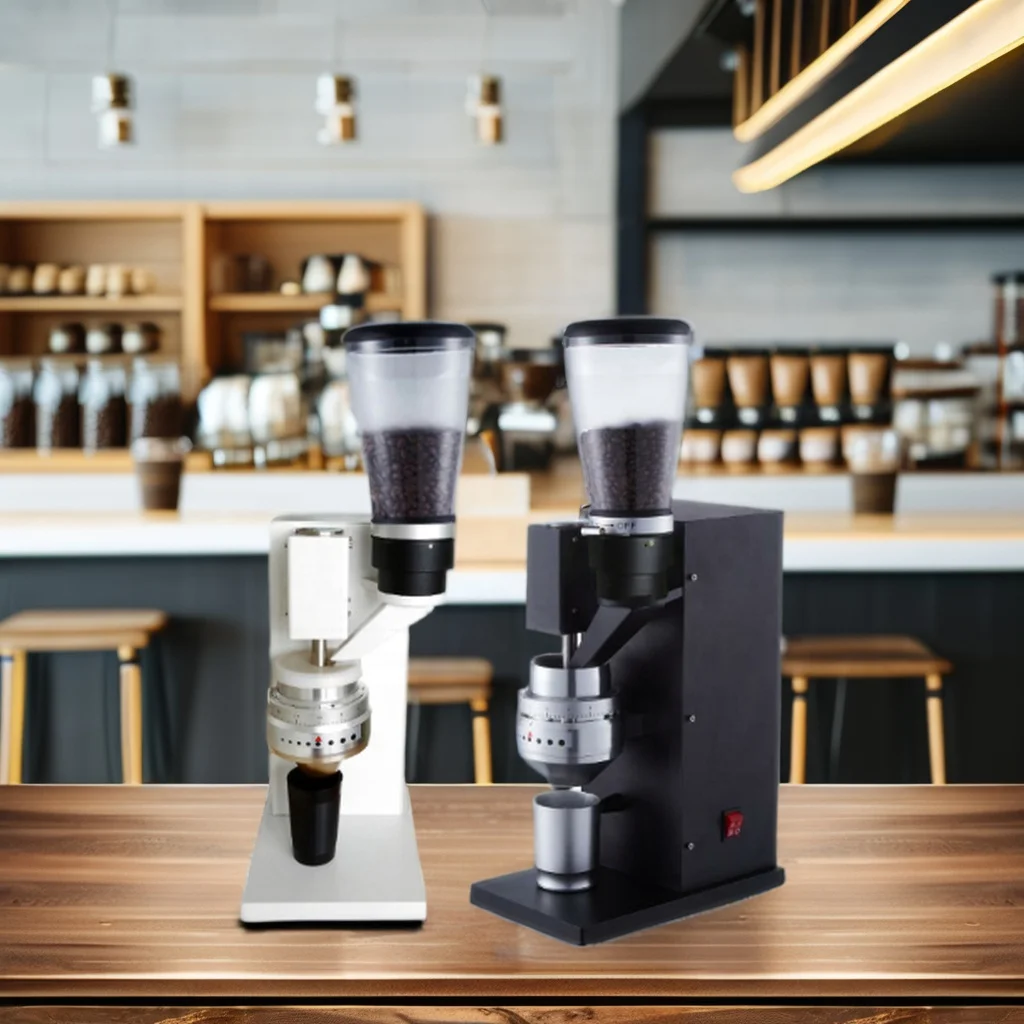 Automatic Electric Commercial italian coffee grinding machine 83MM burr coffee grinder with imported tapered blade
