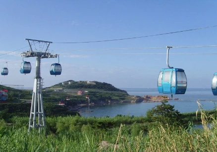 Drum type ground cable car ropeway  automation passenger ground cable car steel track