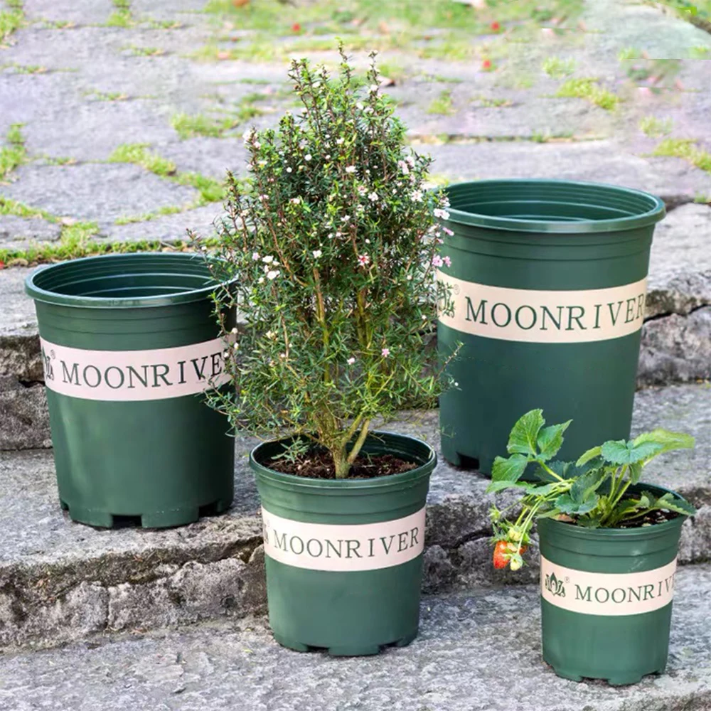 Hot sale 1 /1.5 / 2 / 3 / 5 gallon plastic planter nursery pots for plants flowerpot