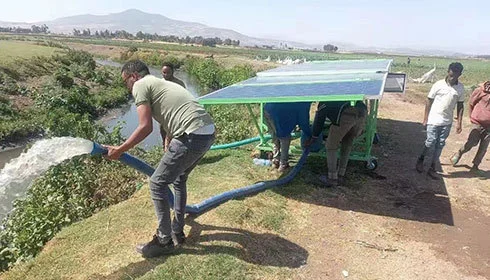 New Designed AC/DC surface solar pump for household and agricultural production solar surface pump