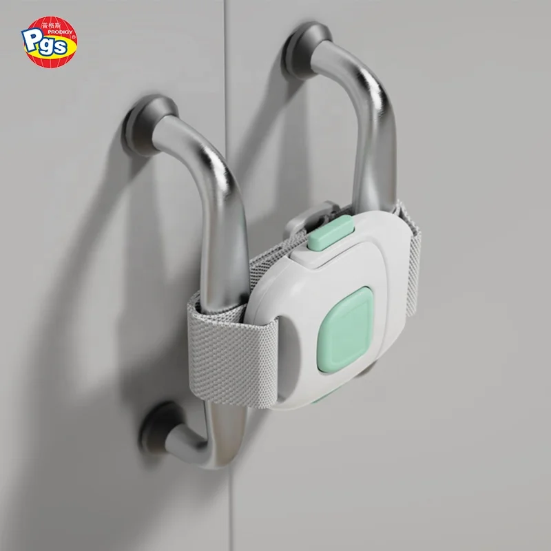 Prodigy baby supplier Child Safety Strap Locks Child Safety Cupboard door magnetic baby lock for baby