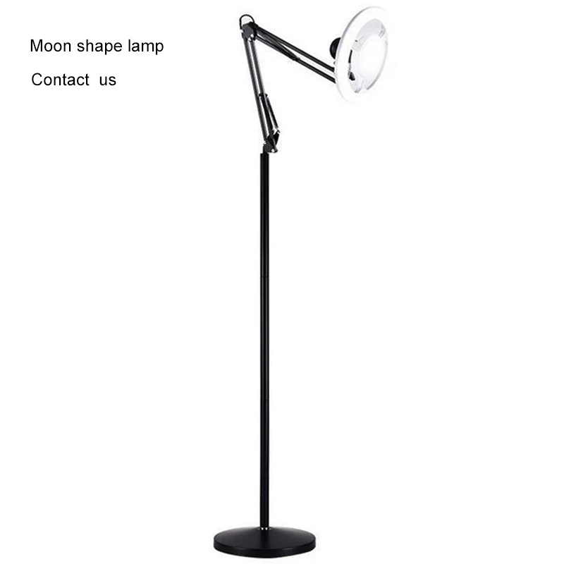 Tattoo Eyelash Extension Light For Esthetician Eyelash LED Floor Moon Light Lamp For Lash Extensions