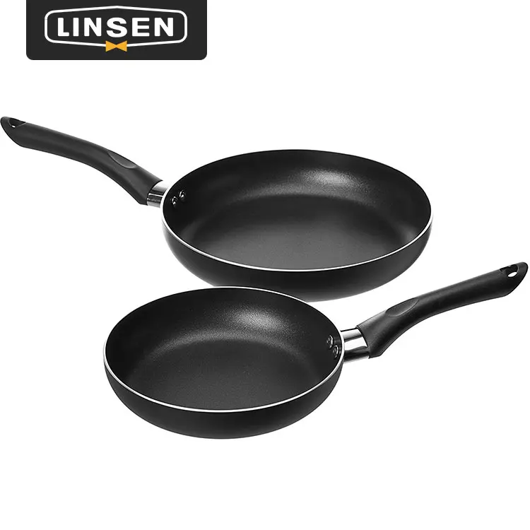 Wholesale Custom Fashion Non Stick Frying Pan Cooking Pans Steak Flat Cookware Pancake Egg Fryer Kitchen Cookware Iron Tools