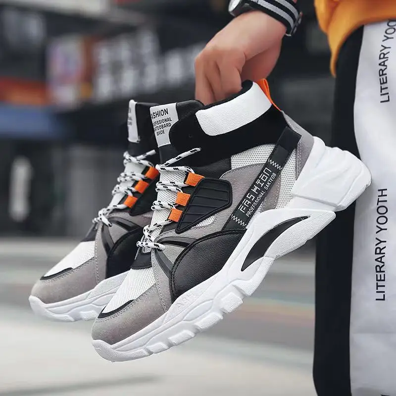 Ankle Fitness Walking Shoes Running Shoes Men Footwear Sneakers For Men