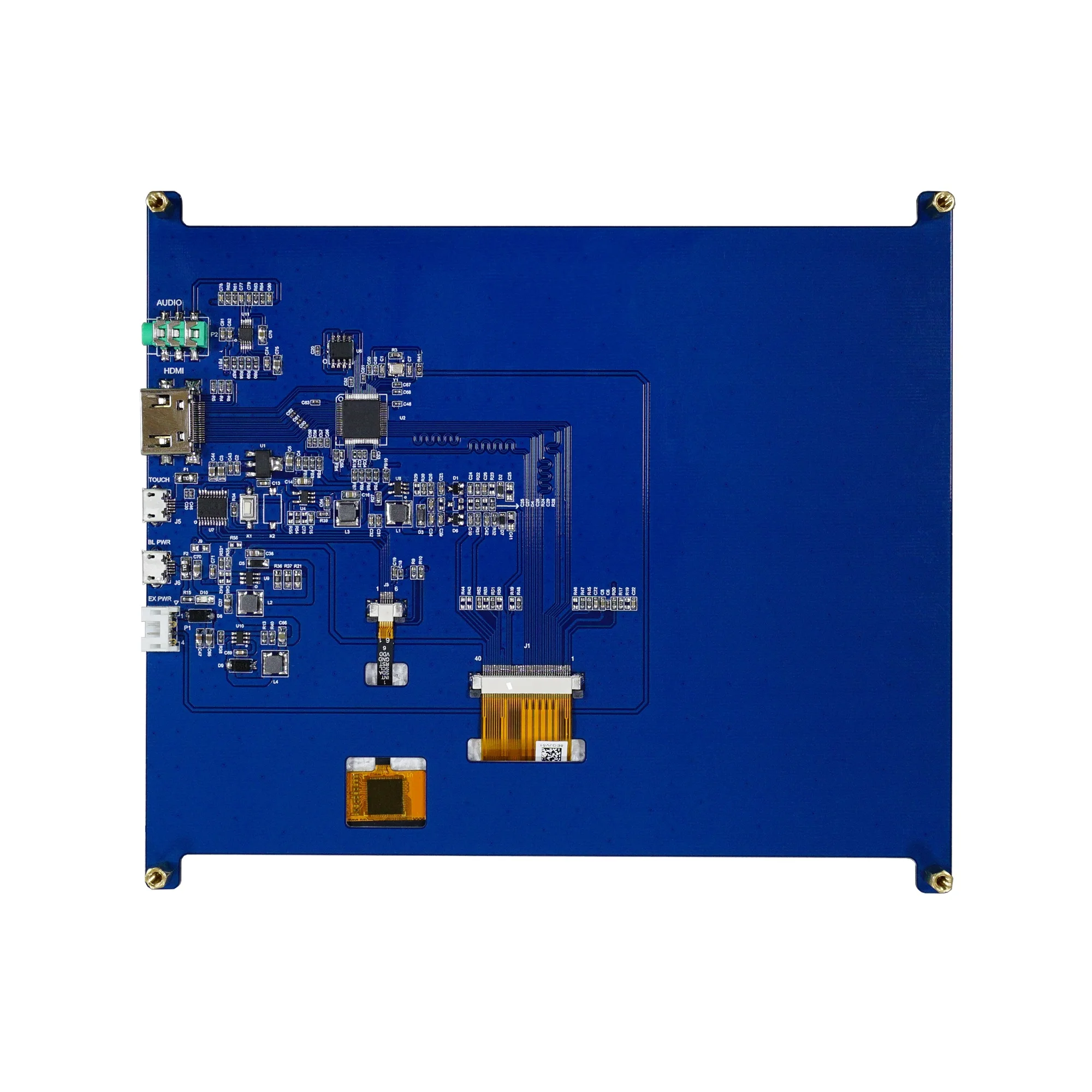 8 inch capacitive touch screen HMI display module for monitor, 1024x768 HD MI-A display with micro-US B touch