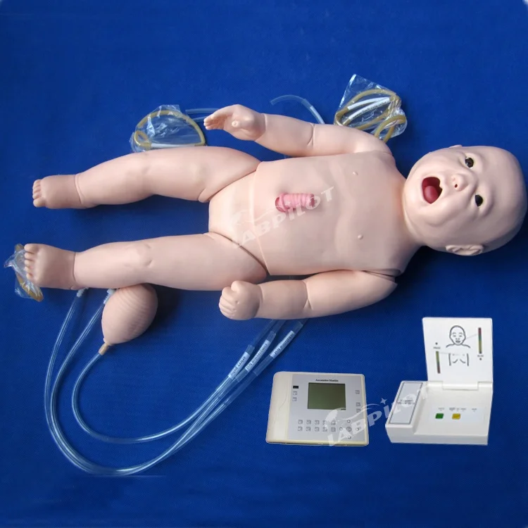Multi-functional Training Newborn Baby Manikin Nursing CPR Auscultation Function