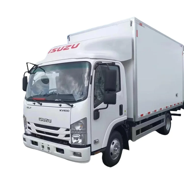 Best Price ISUZU 4M refrigerated truck 3-5tons refrigerator car cold box truck freezer truck chill car refrigerated van