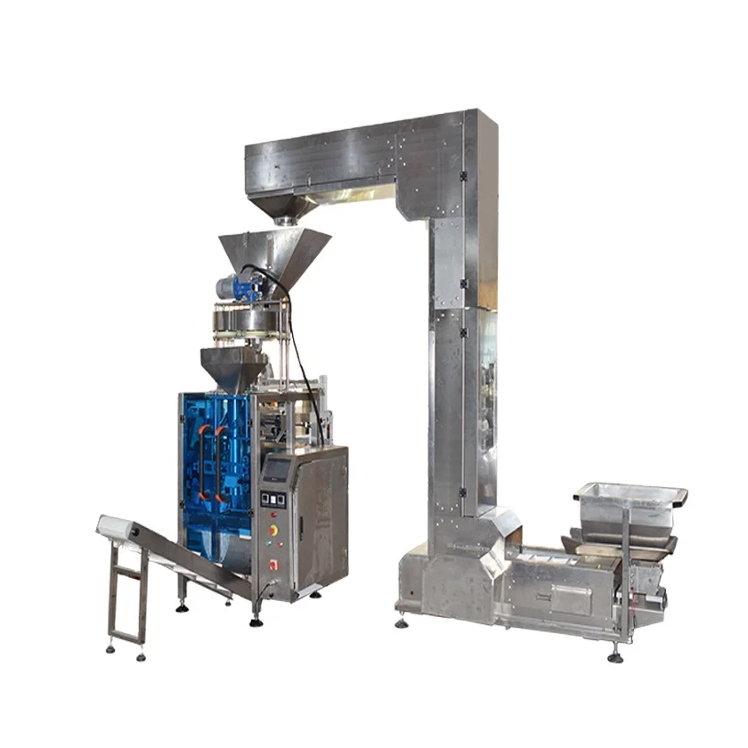 Automatic Granule Nuts Grain Food Coffee Bean Salt Rice Sugar Pouch Fill Seal Packing Machine