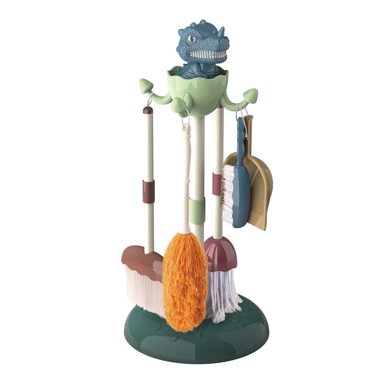 Kids Educational Pretend Play Role Play Housekeeping Plastic Cleaning Tool Kit Toys Set