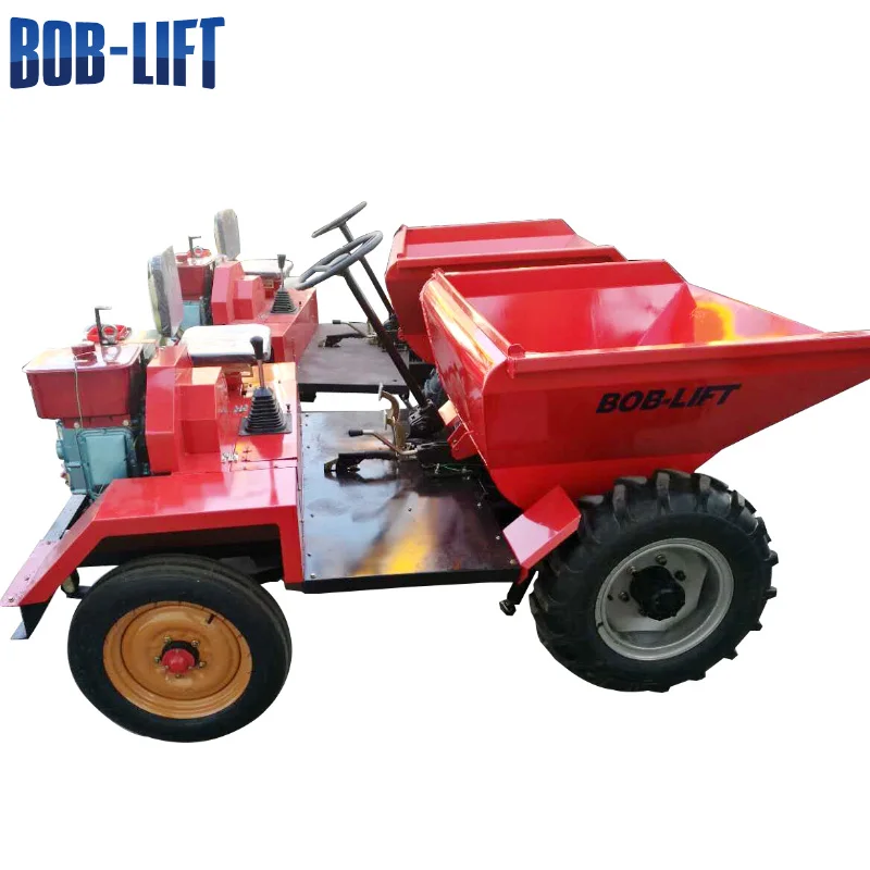 BOB-LIFT Hot Sale Mini Dumper 2 Ton 3 Ton Small  Wheel Front Dumper Truck