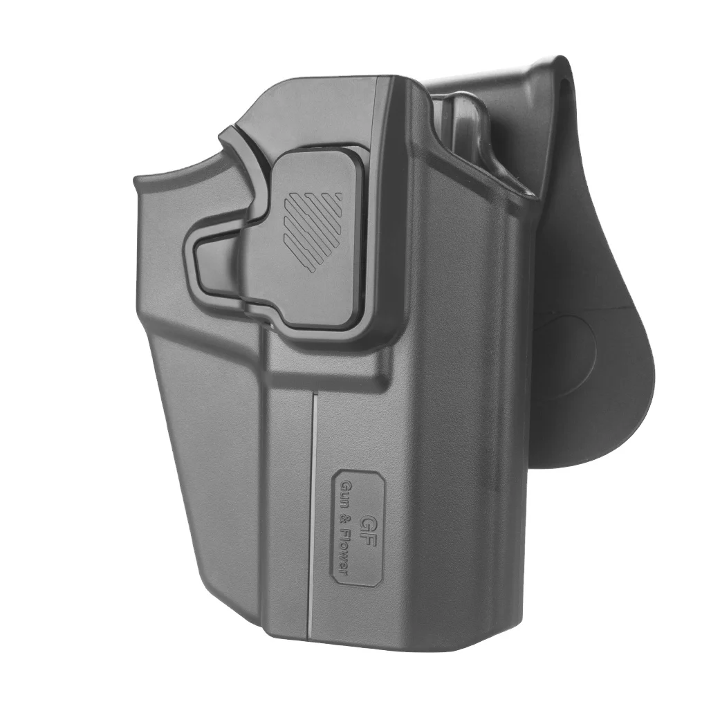 Universal Holster Auto Locking Holder Holster Index Finger Release Red Dot Bearing Comfortable Paddle Attachment