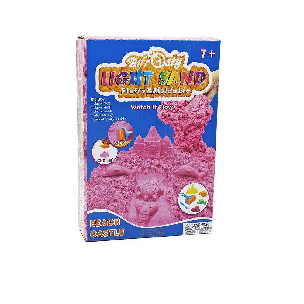 
SISLAND Super light clay product pretend play set sand toy maker color dough modelling clay 