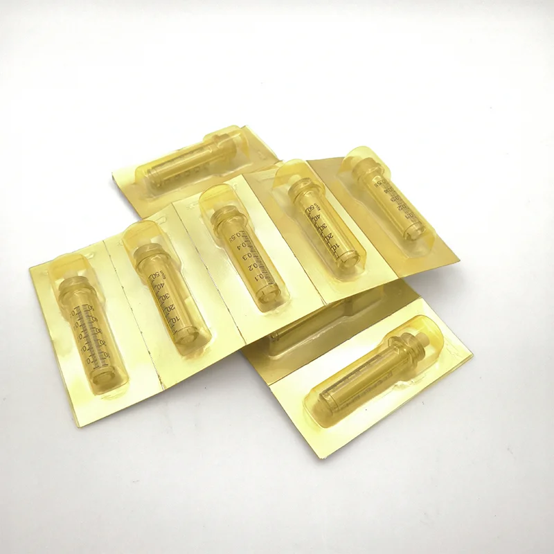 Wholesale selling ampoule head disposable sterile hyaluronic acid ampoule head 0.5ml 0.3ml