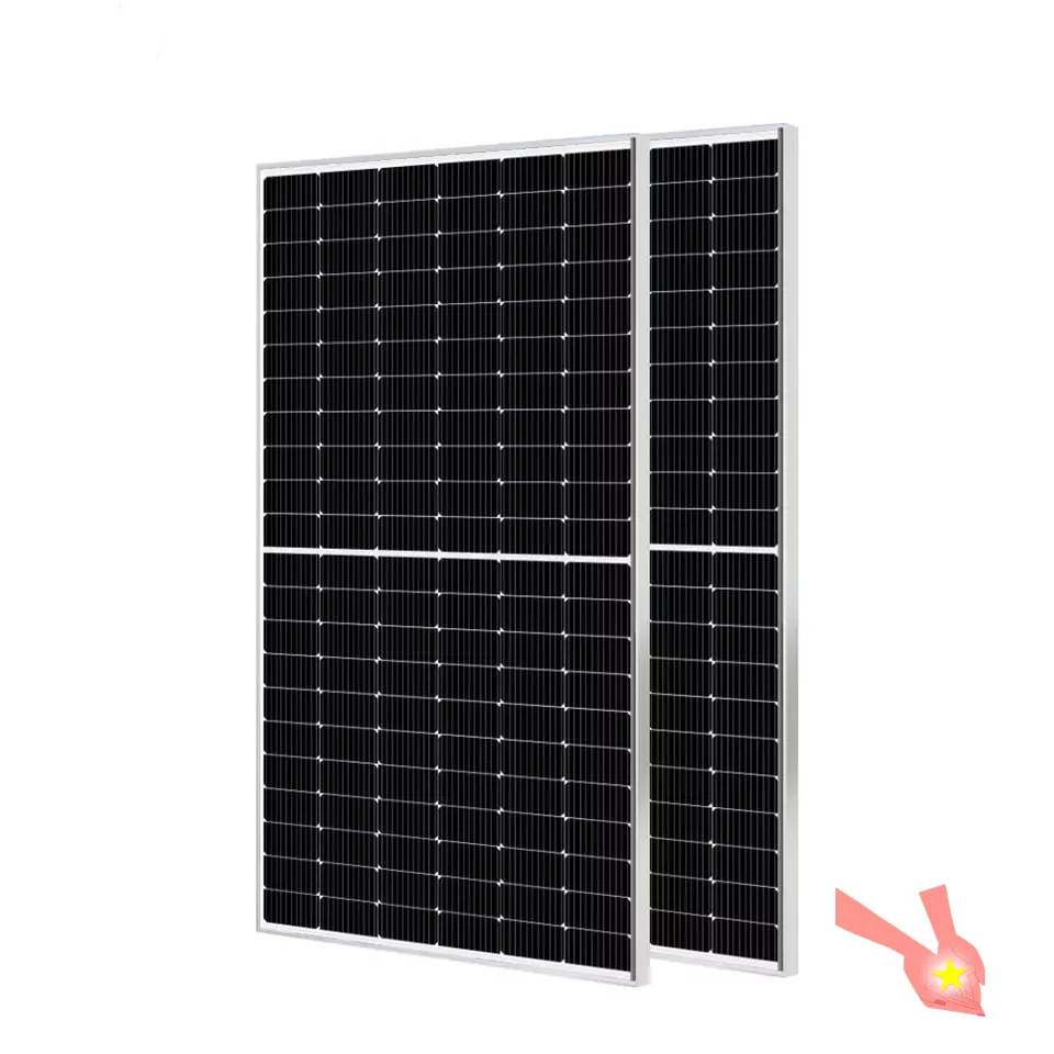 Popular size and high efficiency poly 550w poly solar panel from factory directly