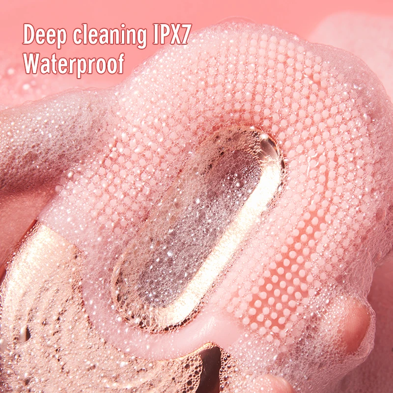 2024 New Skin Care Tools Facial Massage Electric Face Cleaning Silicone Brush