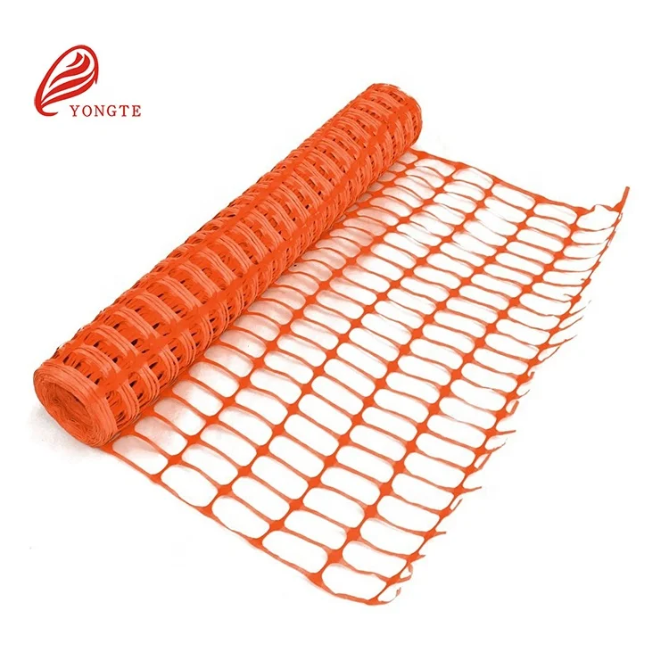 Economic quality orange safety fence construction site warning mesh