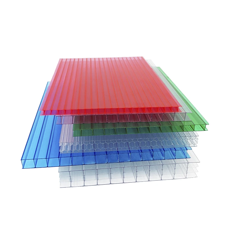 Поли карбонатный крыша матовый Кристалл поликарбонатный лист двойная стена поликарбонатный полый лист