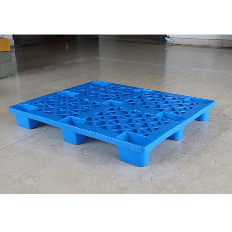 Hot sell low price 9feet Eco- friendly Euro pallet 4 way single side recycle plastic pallet for logistic and warehouse
