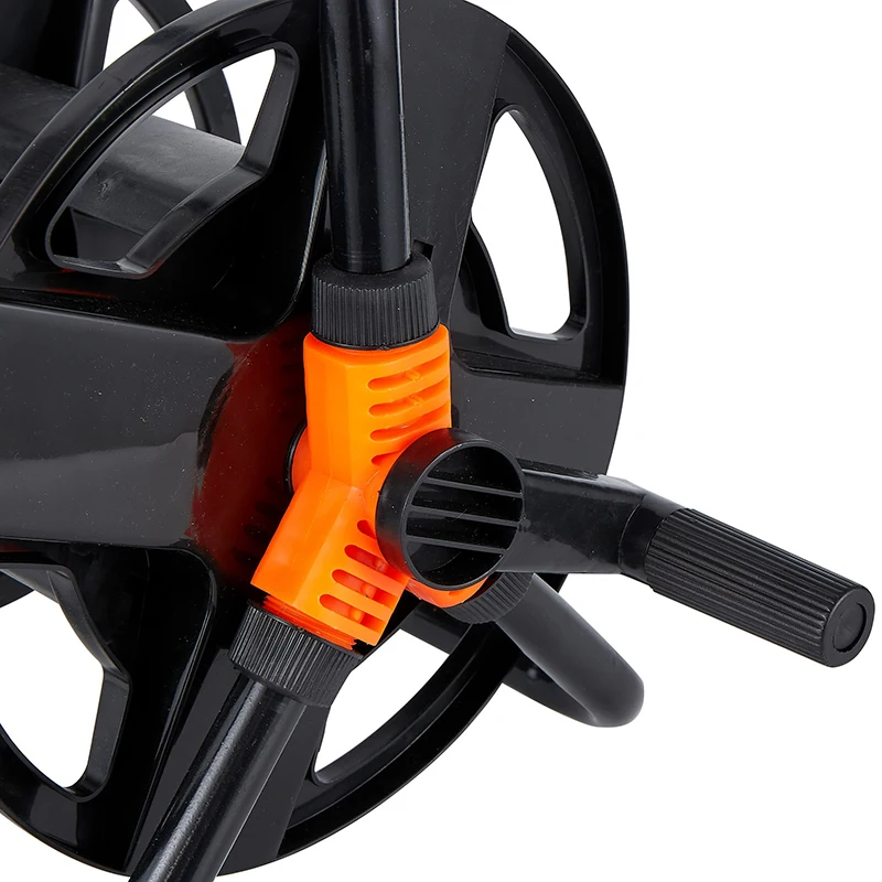 Cheap Price 15M 20M Portable Wall mounted Iron Frame Garden Hose Holder