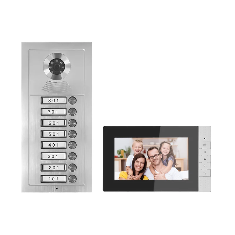 7 Inch Intercom Doorbell smart doorbell Swipe Card Set  Video Door Phone With Great Price