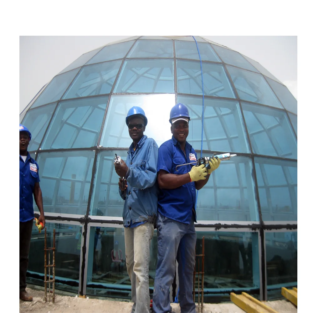 Round Type Decorative Dome Shape Stained Glass Roof For Ceiling