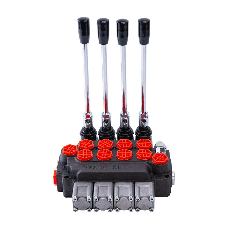 Large flow high pressure mining rig multi directional valve DCV100 distributor hydraulic manual valve